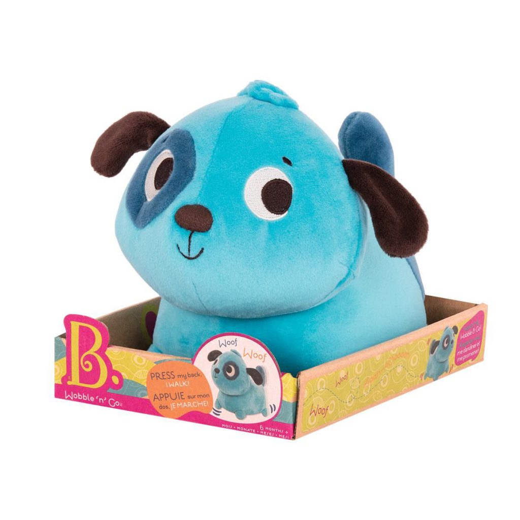 Wobble 'n' Go - Dog | Interactive Plush Toy | B. Toys