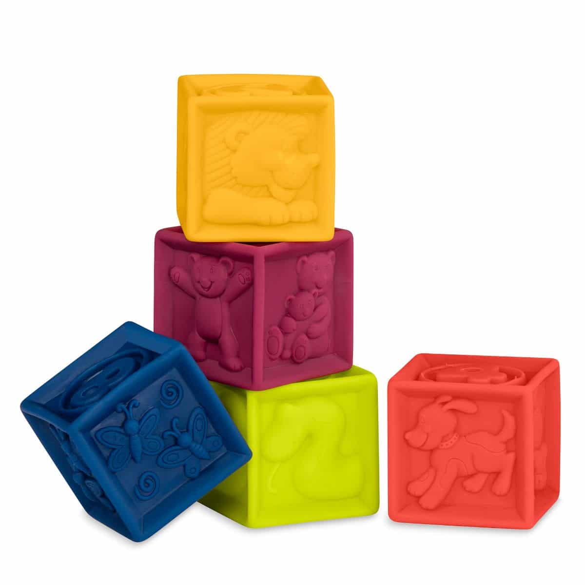 Rubber store blocks baby