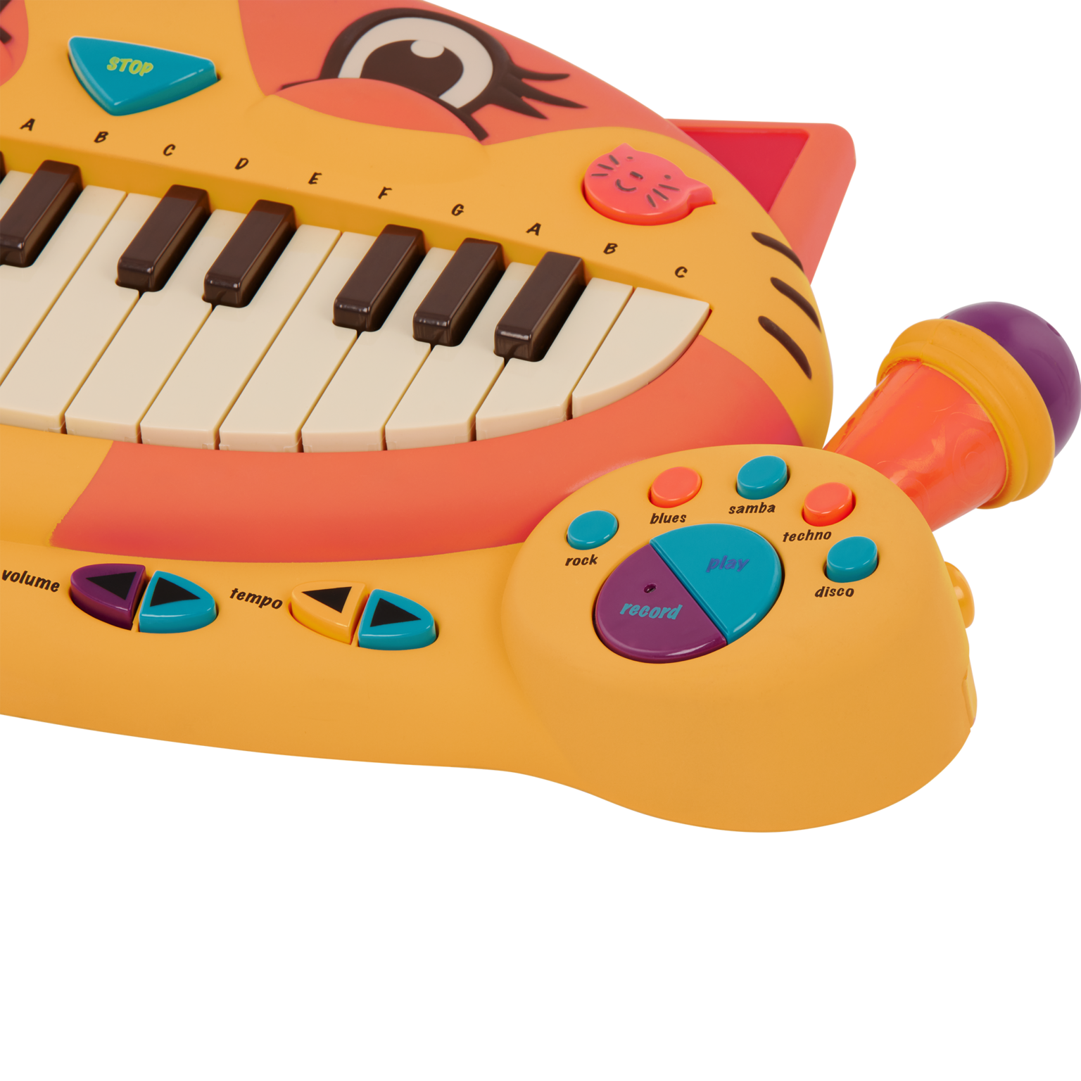 Meowsic | Interactive Cat Piano & Microphone | B. Toys