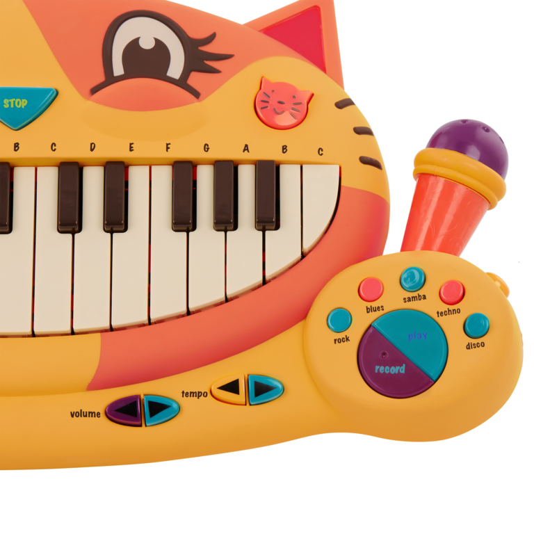 Meowsic Interactive Cat Piano & Microphone B. toys