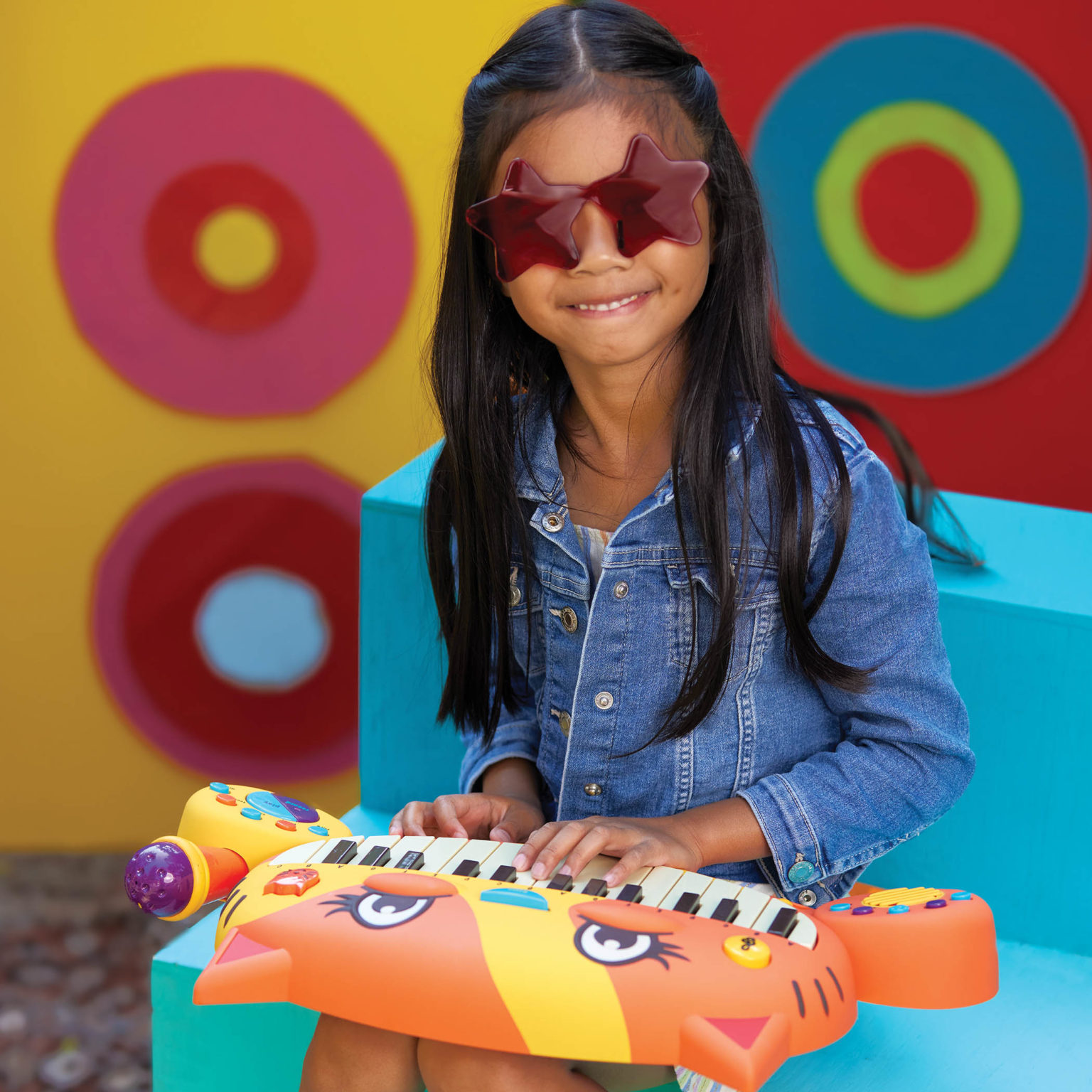 Meowsic Interactive Cat Piano & Microphone B. toys