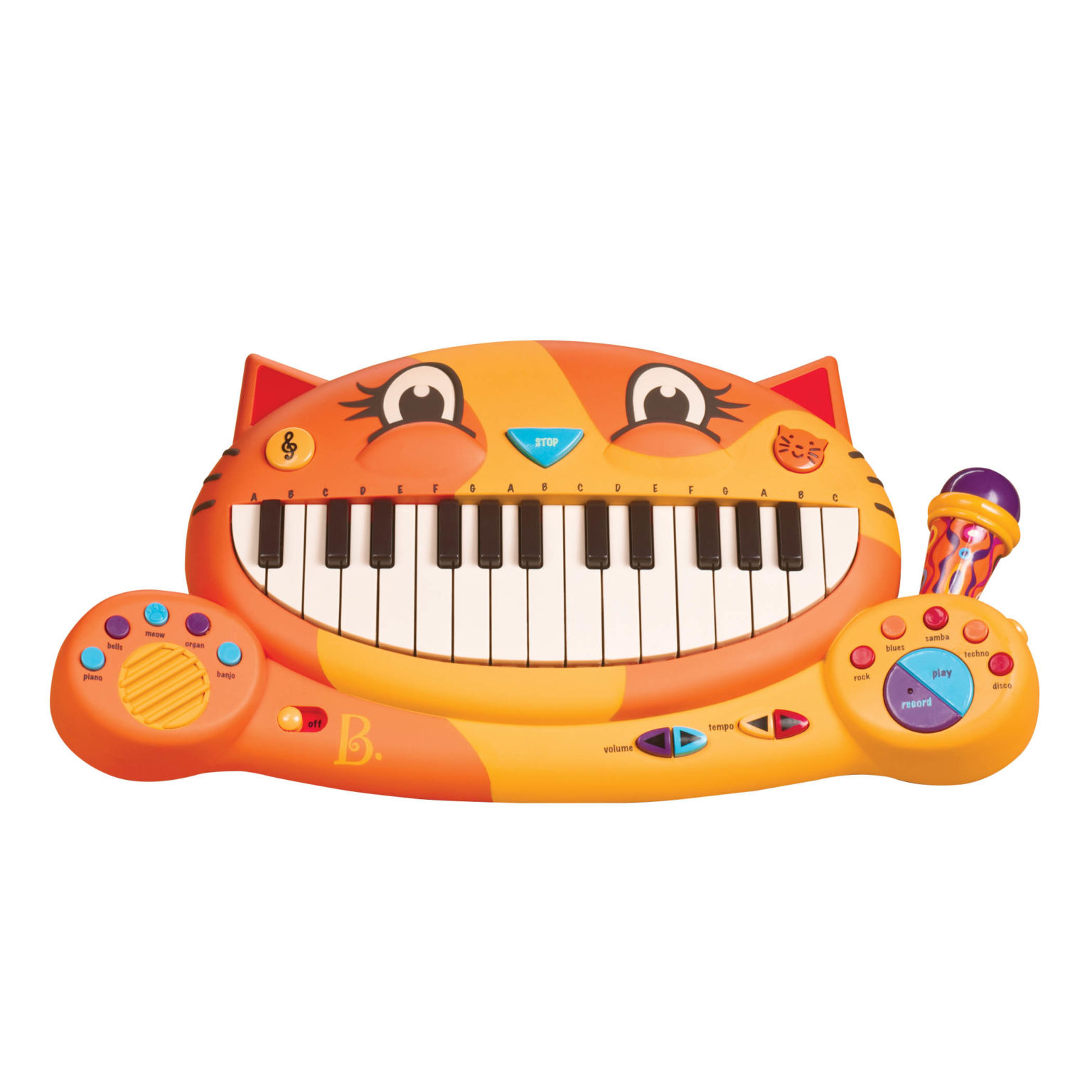 Meowsic | Interactive Cat Piano & Microphone | B. Toys