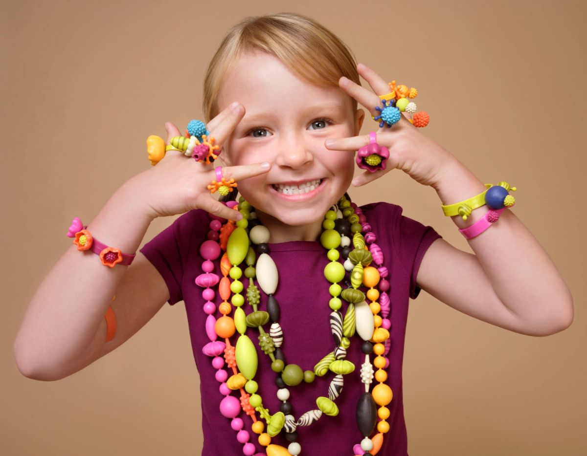 Girl Educational Toys Necklaces Bracelets Jewelry Making Beads