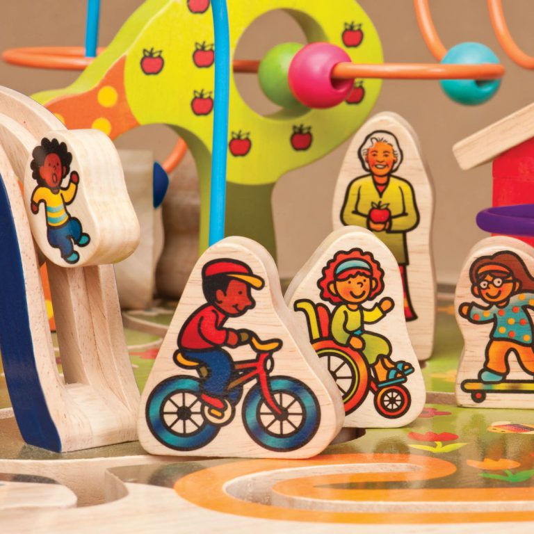 Youniversity Wooden Activity Cube B. toys