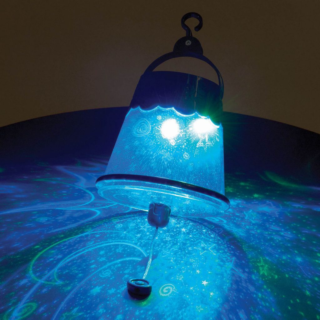 Starry Sky Tent Orange Indoor Play Tent B. toys