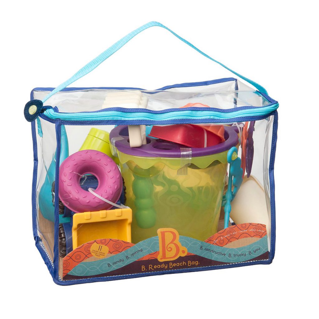 B. Ready Beach Bag - Lime | Beach Playset | B. Toys