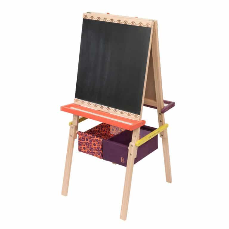Easel Does It | Wooden Easel for Kids | B. toys