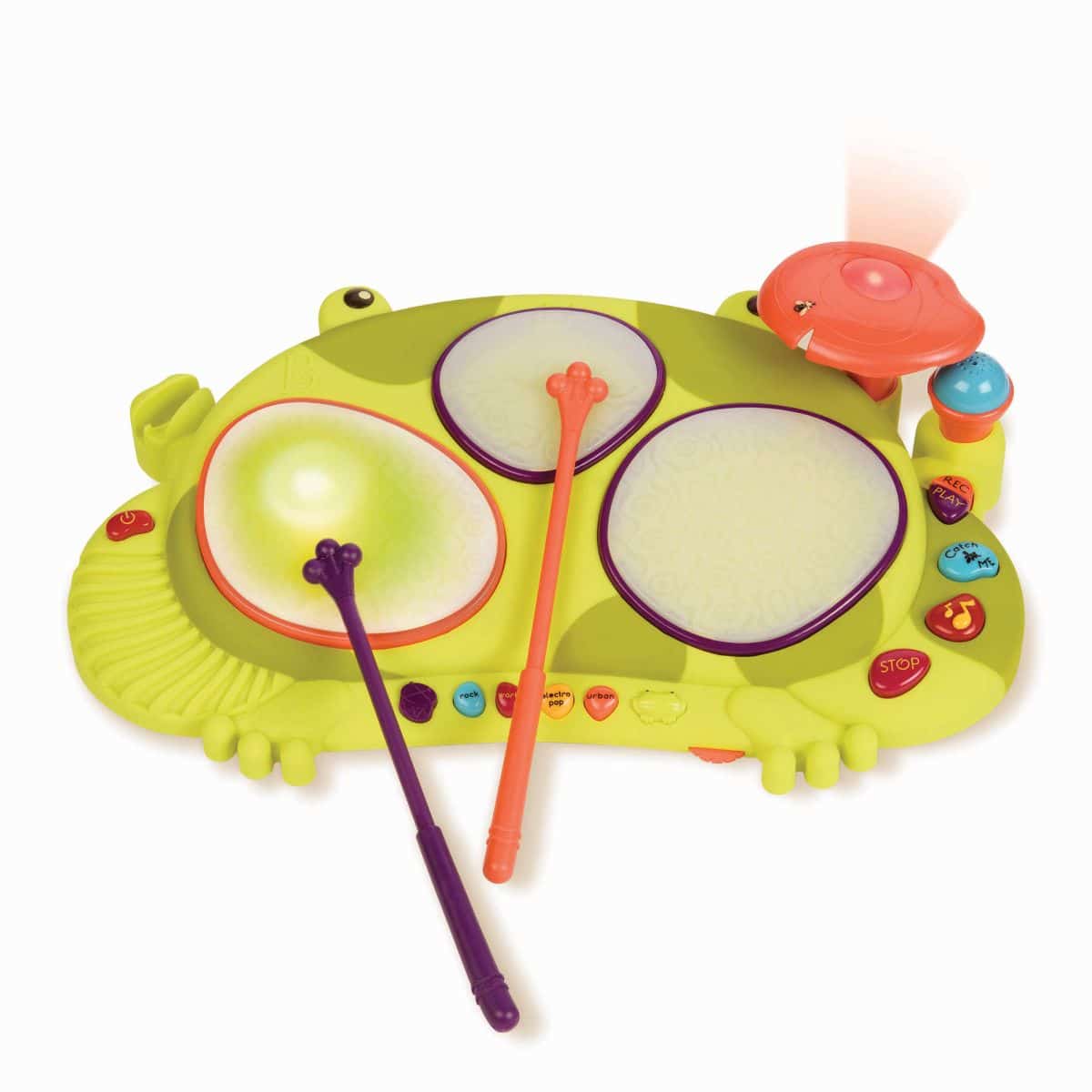 Ribbit tat tat Frog Drum Set B. toys