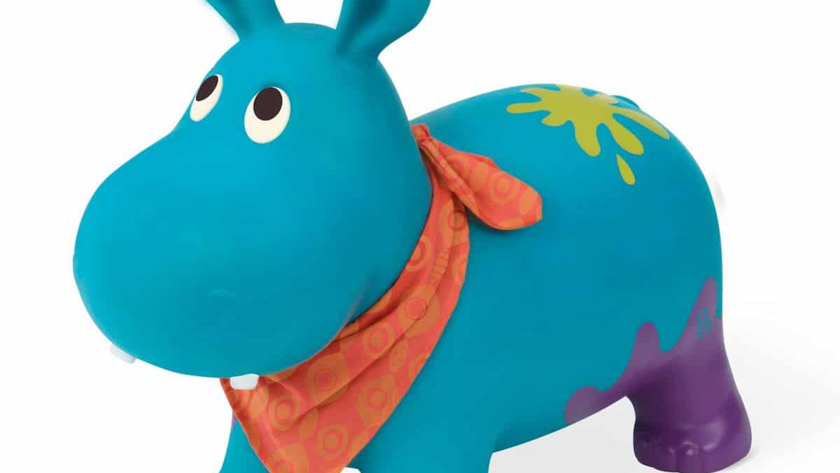 bouncy hippo toy