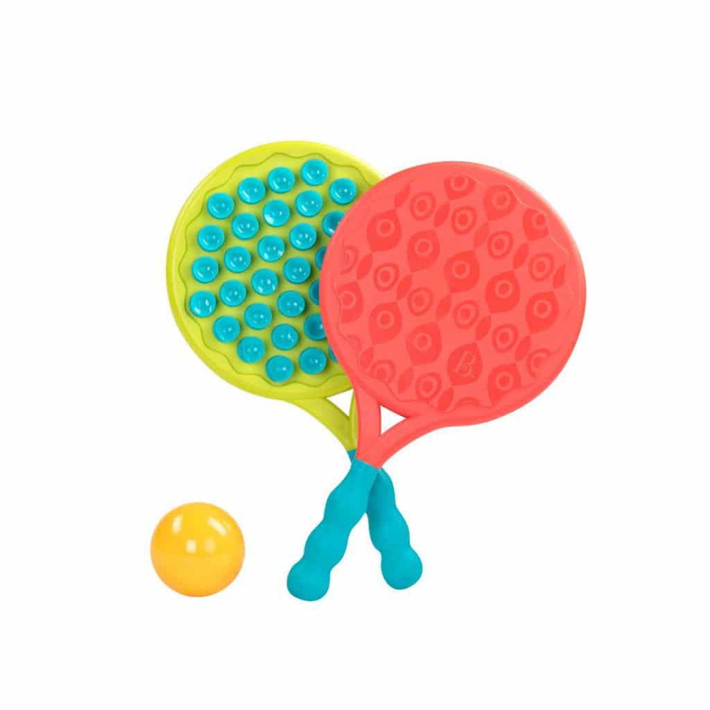 Paddle Popper Red & Green Paddle Game Set B. toys