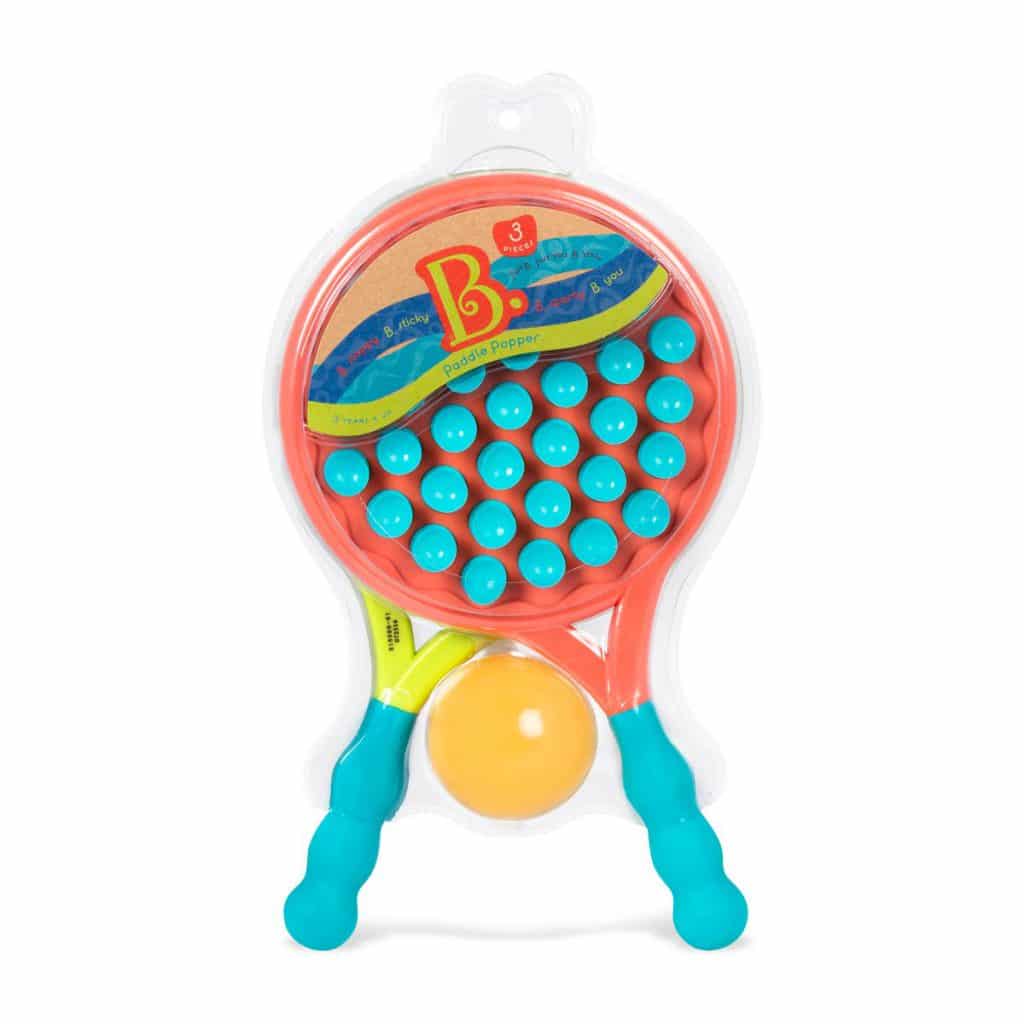Paddle Popper Red & Green Paddle Game Set B. toys