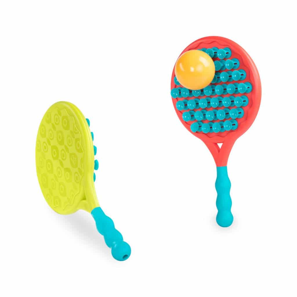 Paddle Popper Red & Green Paddle Game Set B. toys