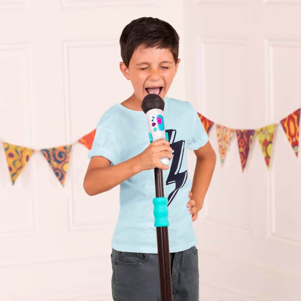 Mic It Shine Microphone & Stand for Kids B. toys