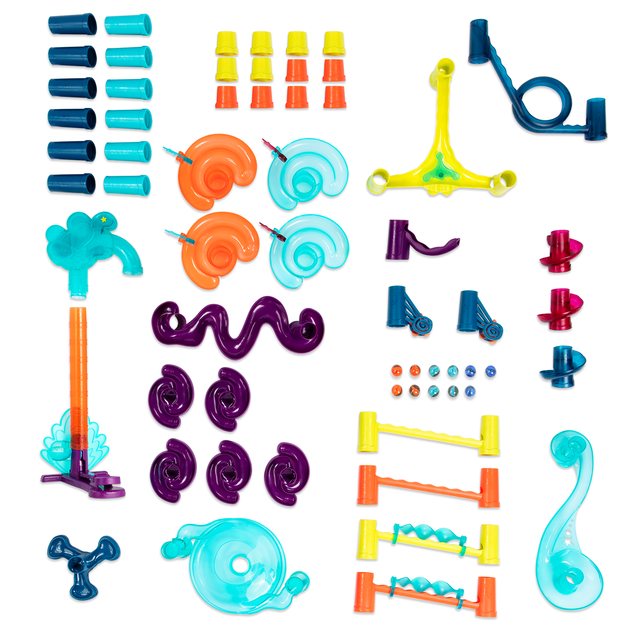 Marble-palooza Deluxe - 62 Pieces, Marble Run Set