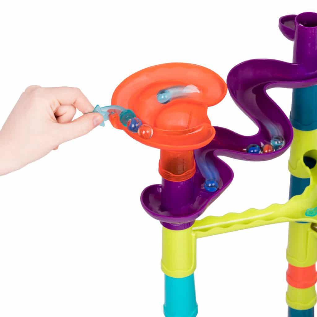 Marble-palooza Deluxe - 62 Pieces | Marble Run Set | B. Toys