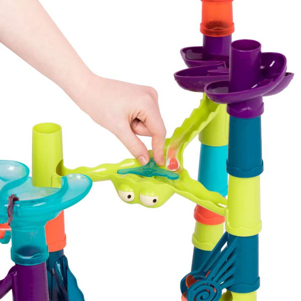 Marble-palooza Deluxe - 62 Pieces | Marble Run Set | B. Toys