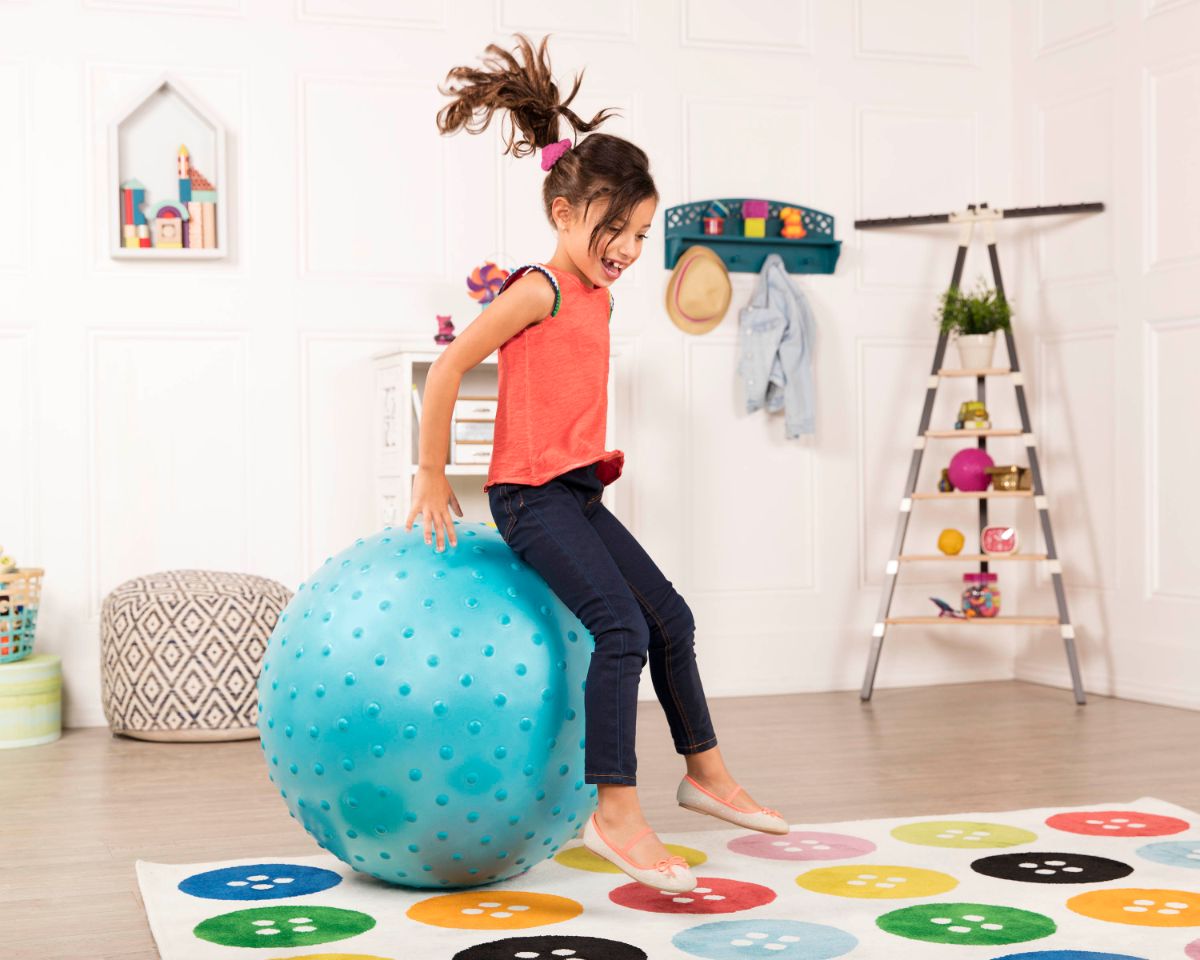 Kids bouncy hot sale ball