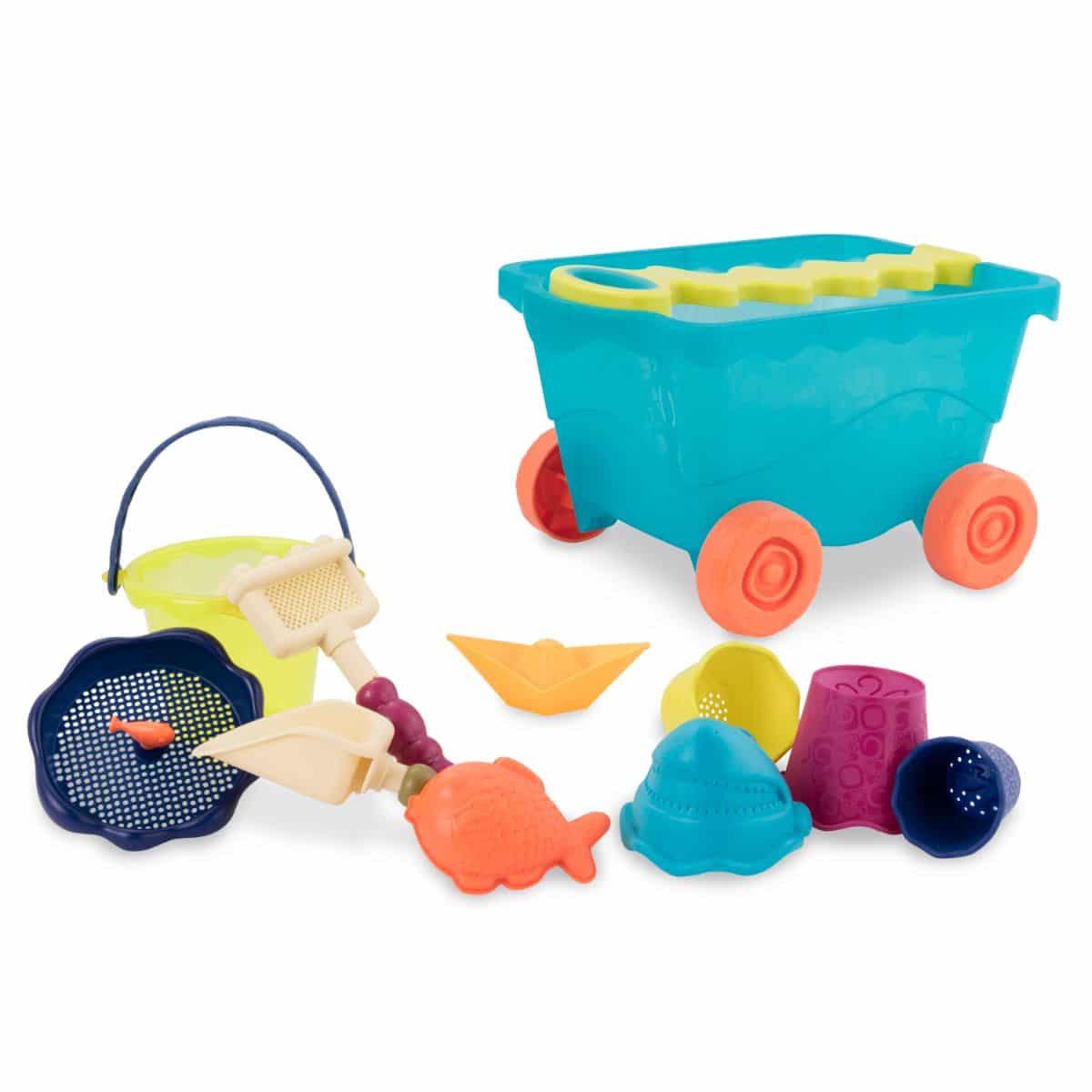 Toys 113.510,1 cm Beach Wagon Blue Beach Toy Set B