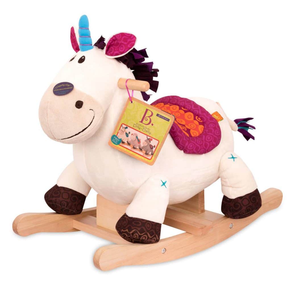 Rodeo Rocker - Dilly-Dally | Unicorn Rocking Toy | B. Toys