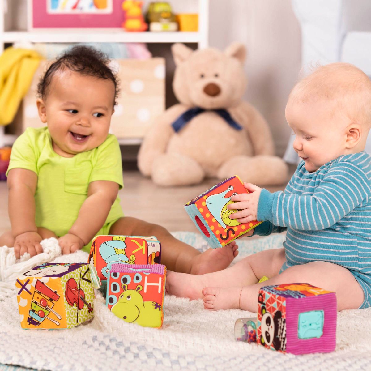 aBc Block Party Soft Alphabet Blocks Inserts B. baby