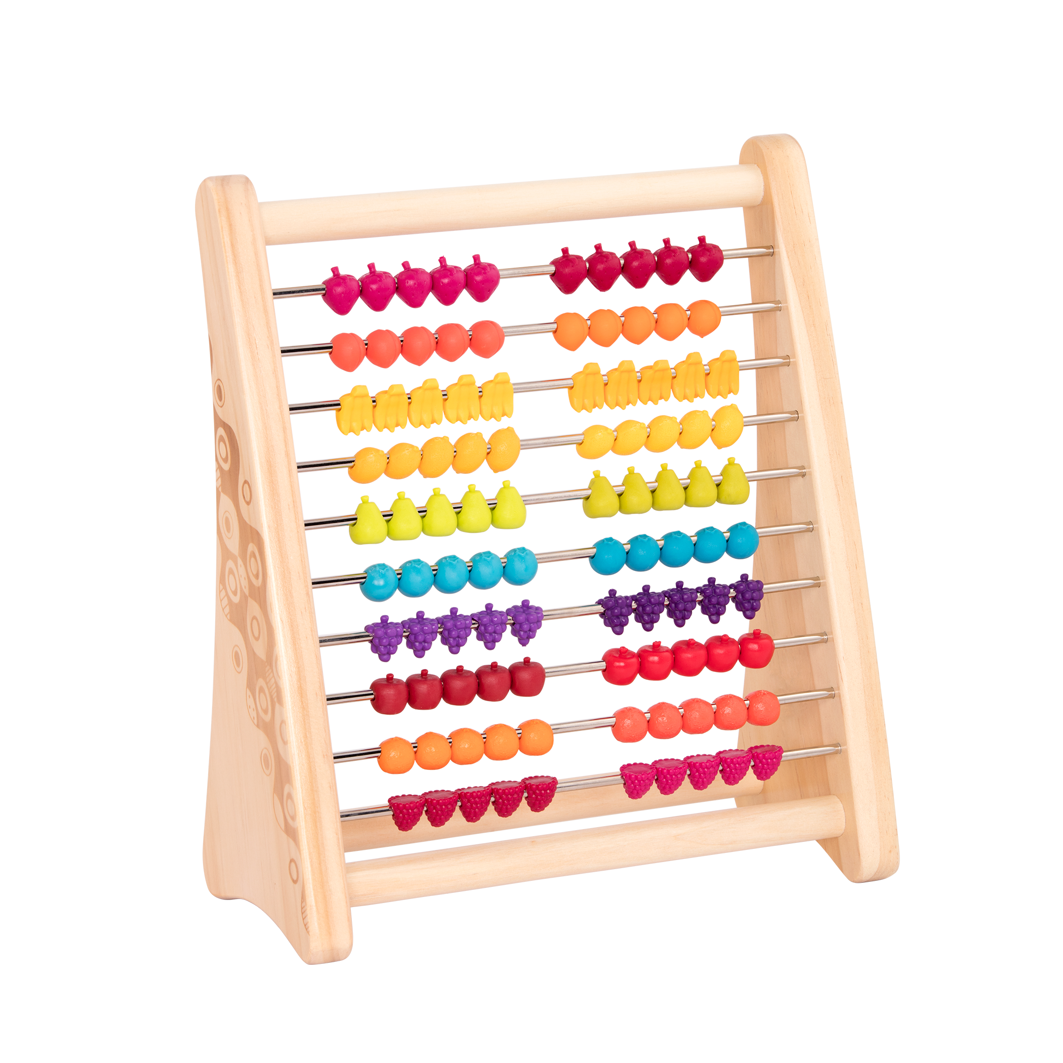 Best Abacus Wooden Childrens Toy Brightly colored wooden beads Multiple Ways 