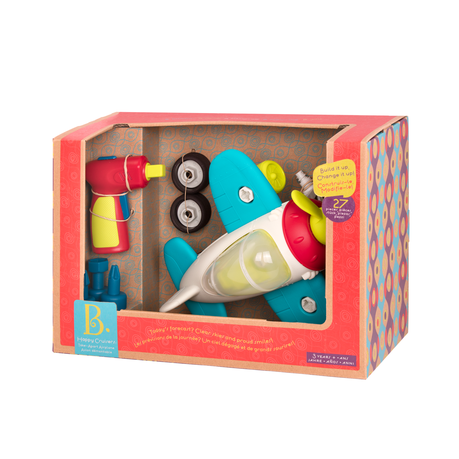 Happy Cruisers TakeApart Airplane B. toys