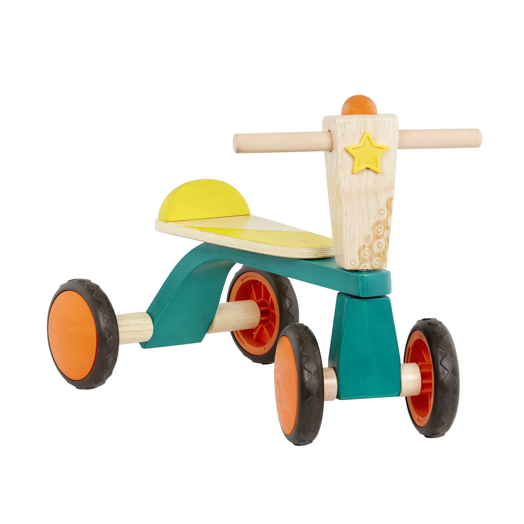 Battat B Smooth Rider Wooden Toddler Bike Tricycle Trike 18m for sale online 