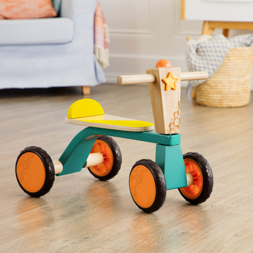 Smooth Rider | Wooden Toddler Bike | B. Toys