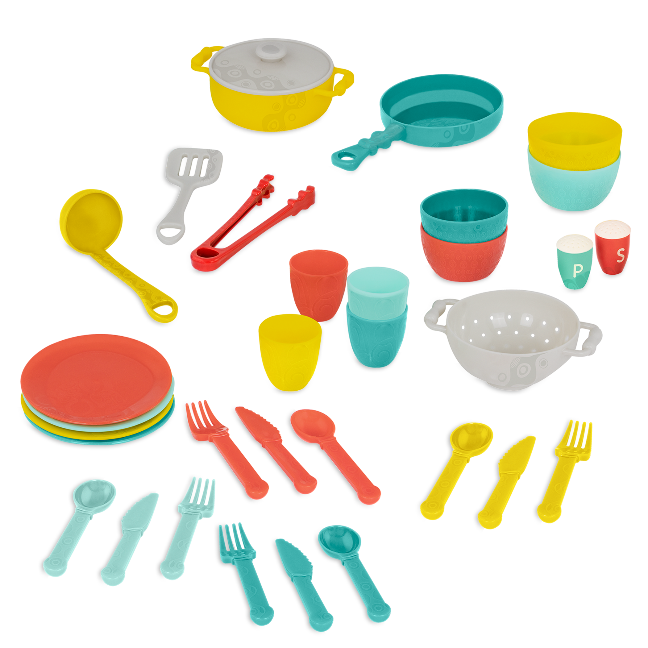 BRITENWAY Kids Kitchen Toy Set, Educational Kitchen Play