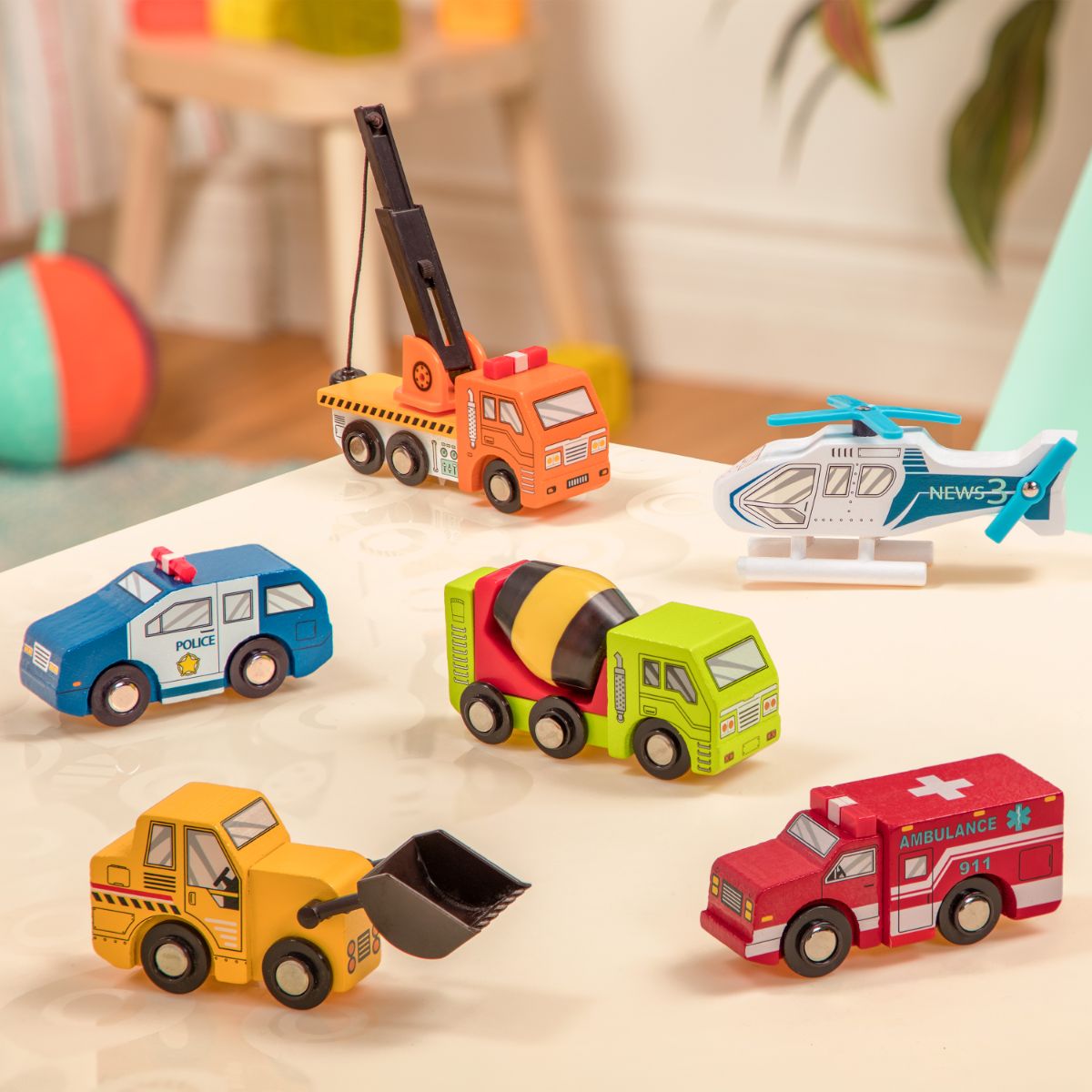 Wood & Wheels - Vehicles, Wooden Toy Vehicles