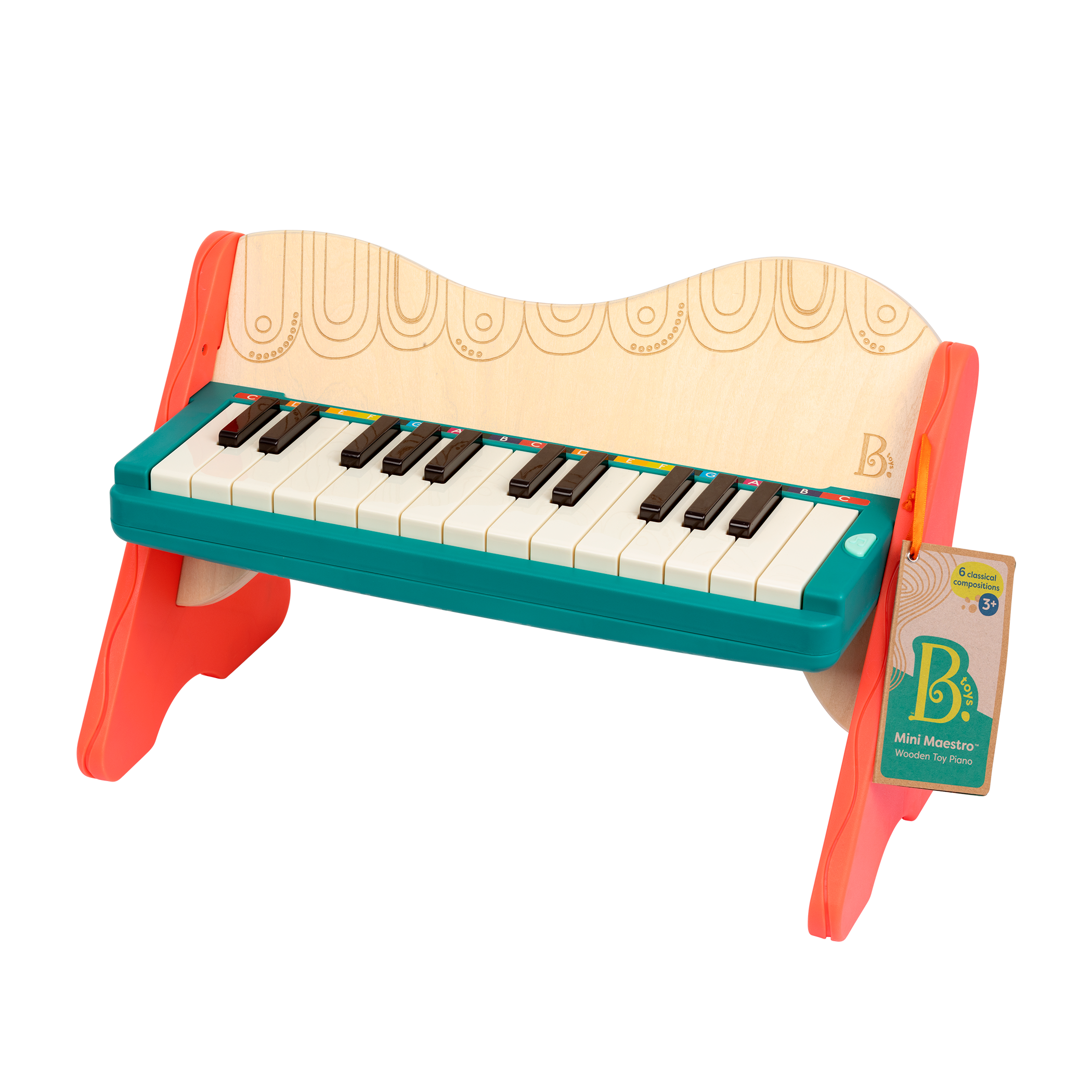 Best 25 Key Musical Instrument Educational Toys Mini Piano Wooden 