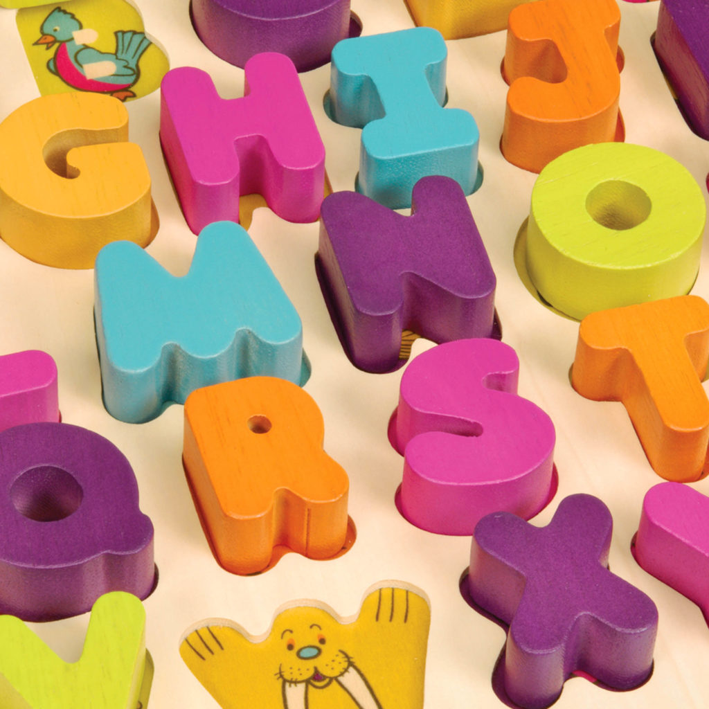 Alpha B. Tical | Wooden Alphabet Puzzle | B. Toys