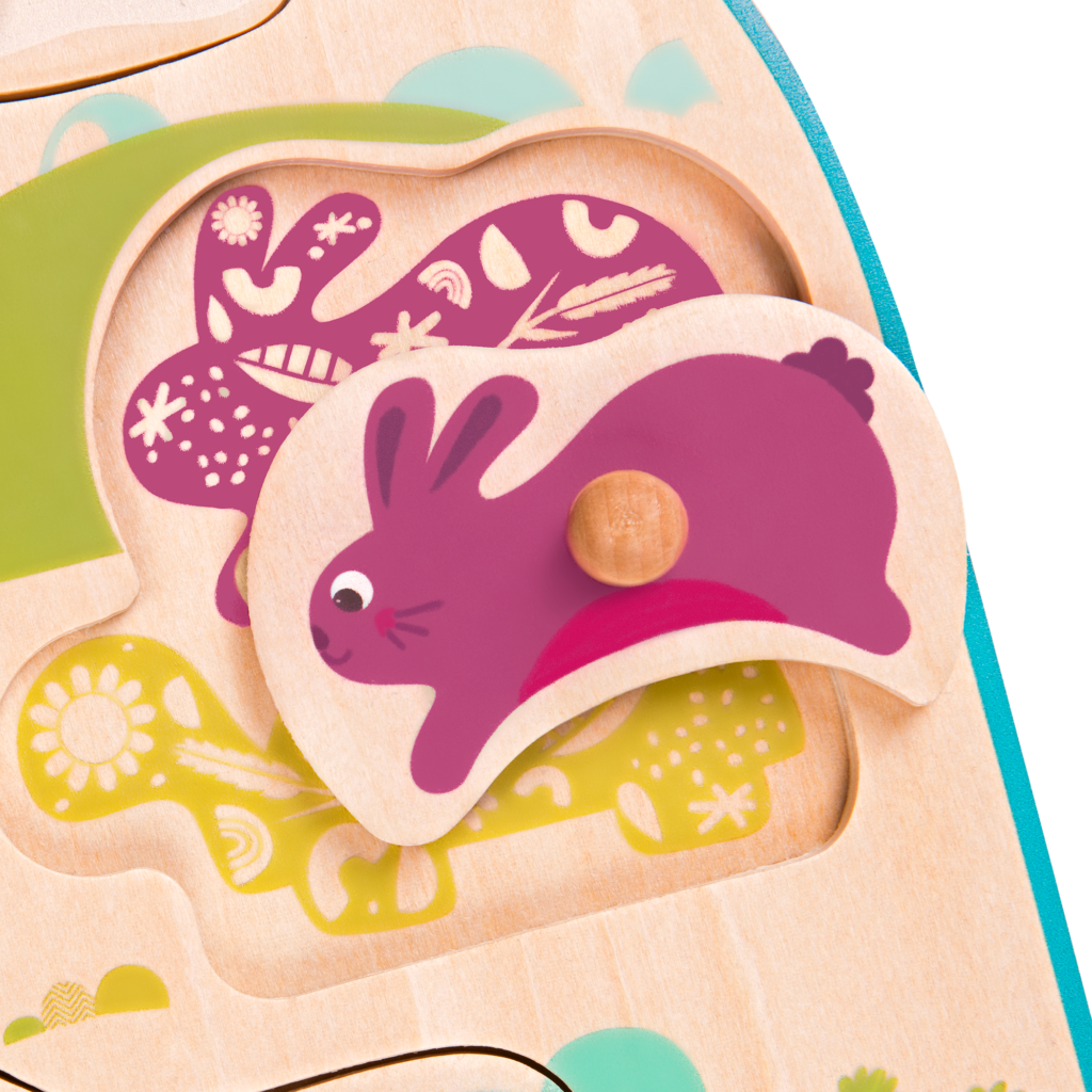 Peg Puzzles Wooden Puzzle Set B. toys