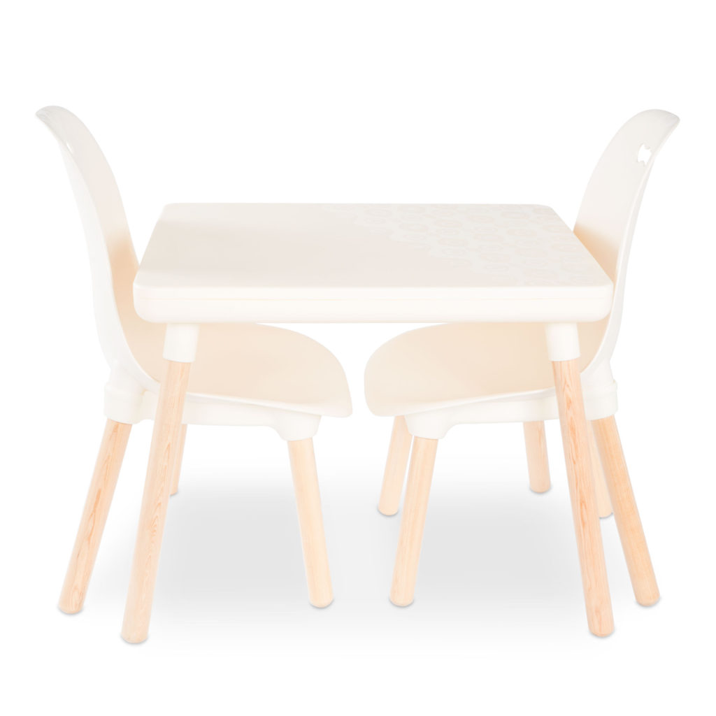 Kid Century Modern: Table & Chair Set - Ivory | Furniture For Kids | B ...