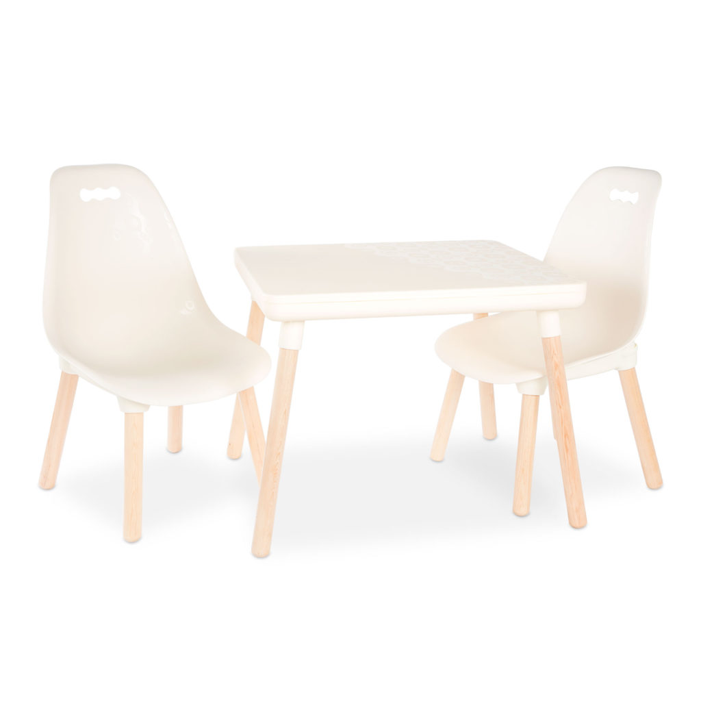 Kid Century Modern: Table & Chair Set - Ivory | Furniture For Kids | B ...