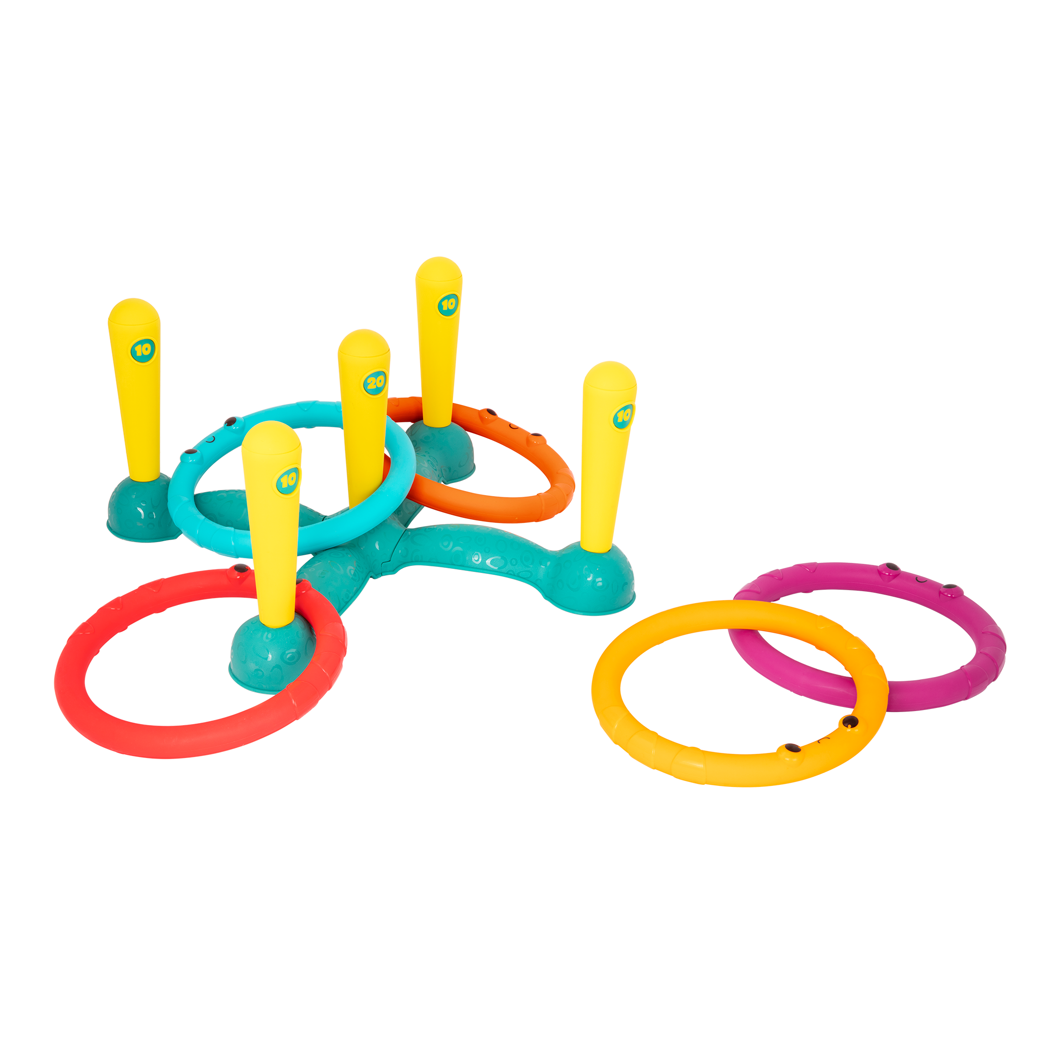 Buy DRAXBURRY 13 Pc Ring toss Game, Widely Used by Indoor/Outdoor Family  Fun Ring Target Game for Infants Learning Activity for Kids- Multi Colour  Online at Best Prices in India - JioMart.