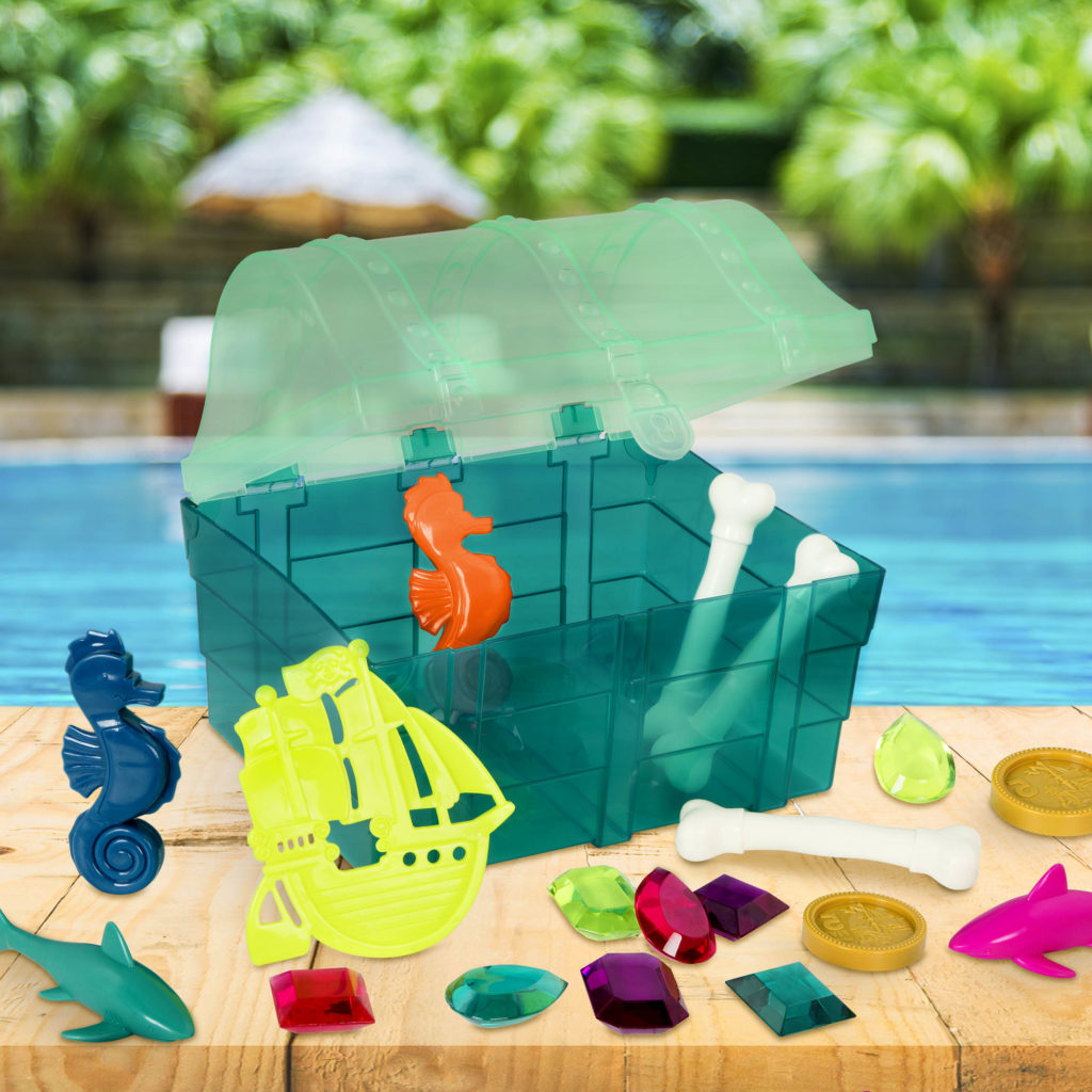 Treasures Ahoy! | 28-Piece Pirate Pool Set | B. toys