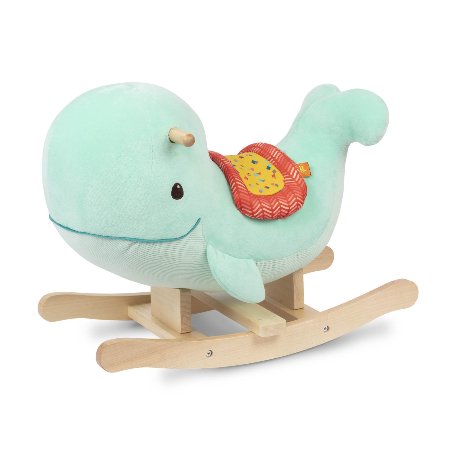 Rodeo Rockers | Echo | Wooden Whale Rocker | B. Toys