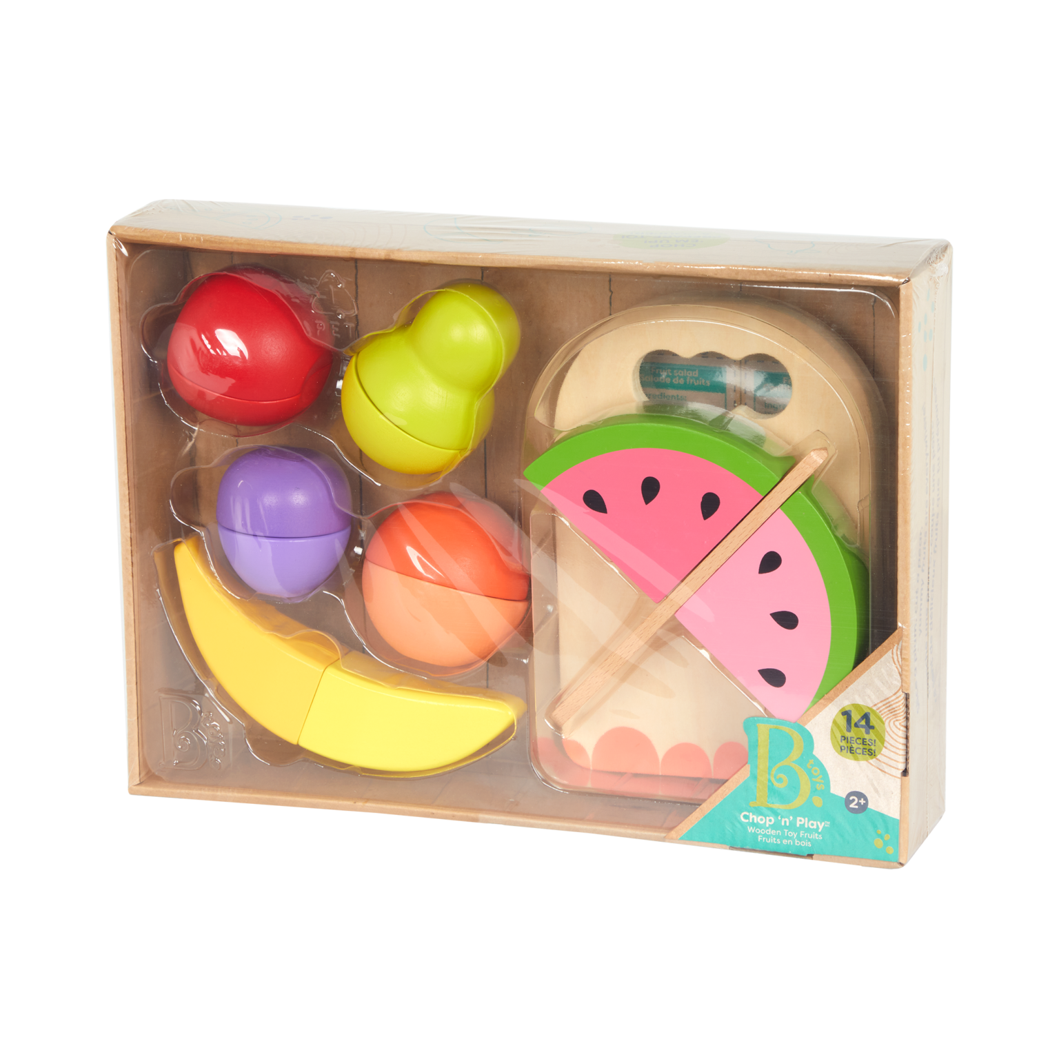 Chop 'n' Play Choppable Wooden Fruits B. toys