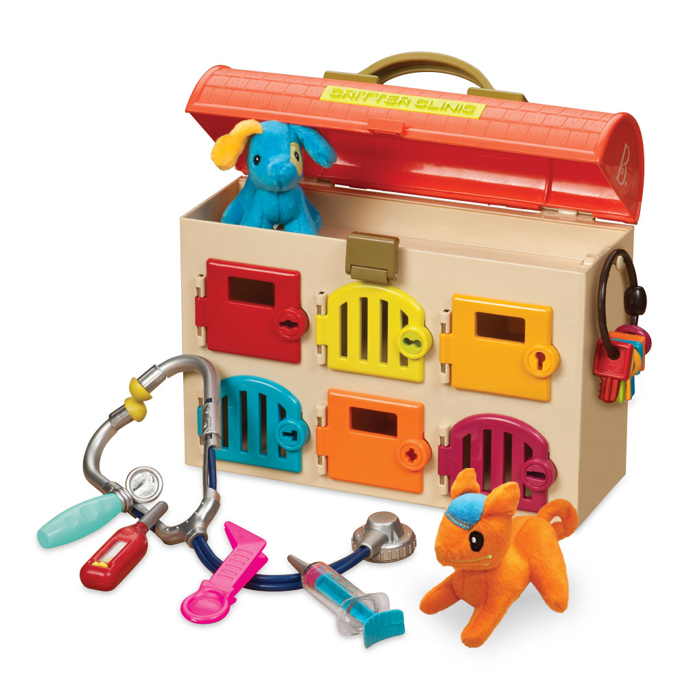 Kids Can Become a Vet and Help the Animals Toy Veterinarian Pretend Play Set 