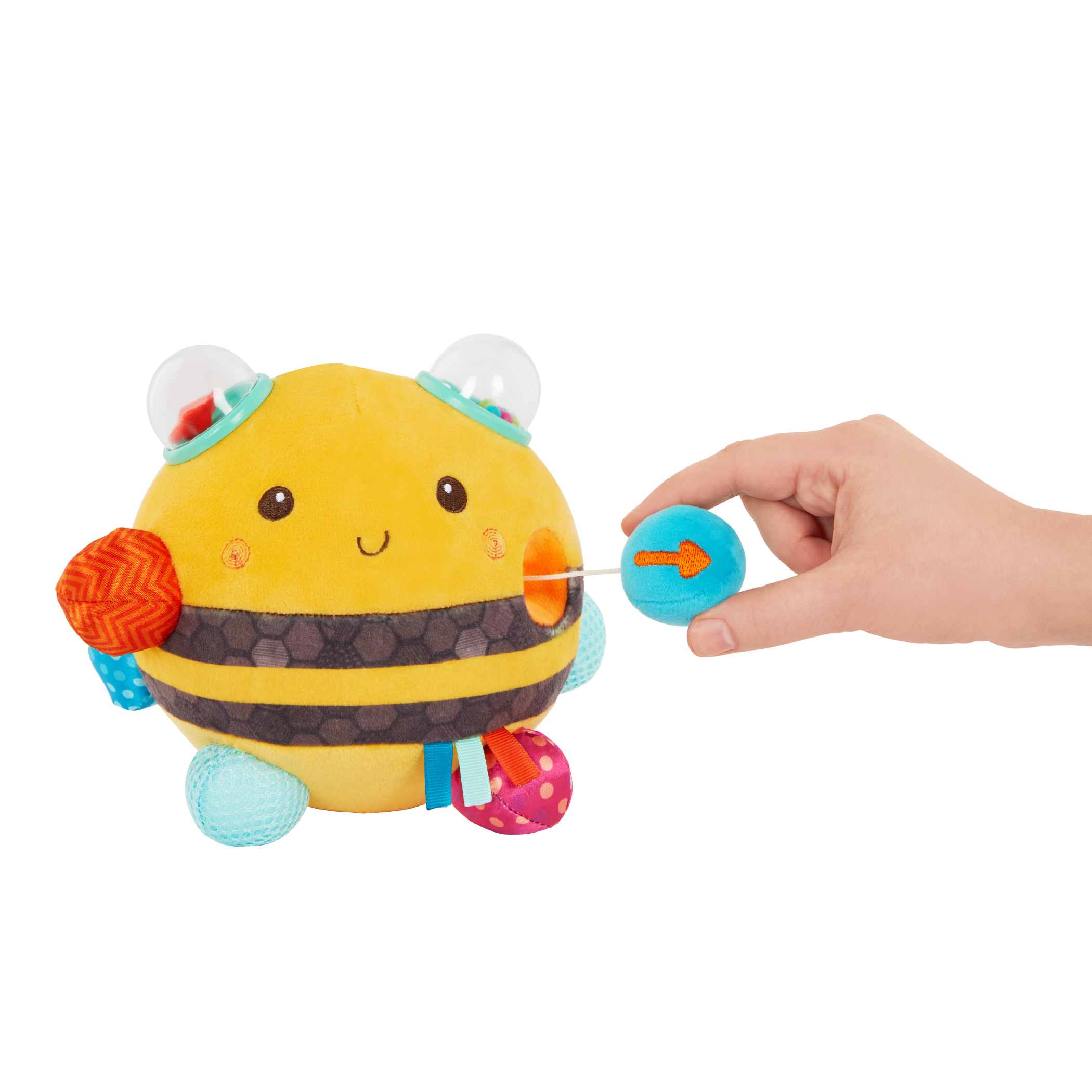 Fuzzy Buzzy Bee, Sensory Plush Toy