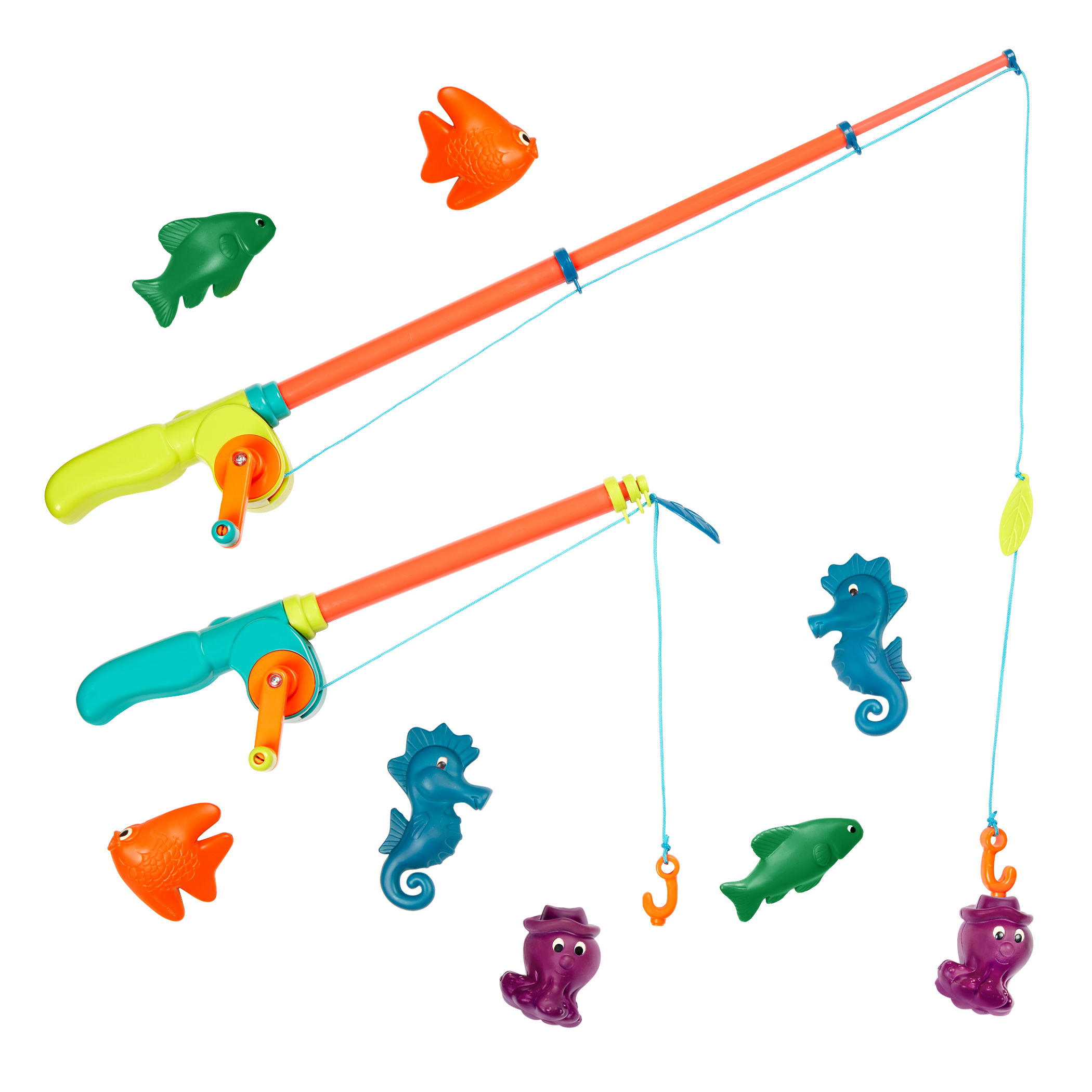 Little Fisher's Kit | Color-Changing Fishing Set | B. toys