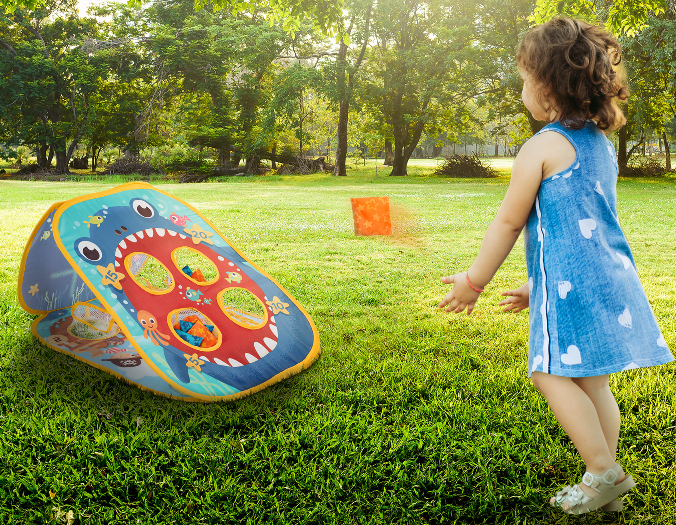 How to DIY Your Very Own (+ Very Portable) Cornhole Game!