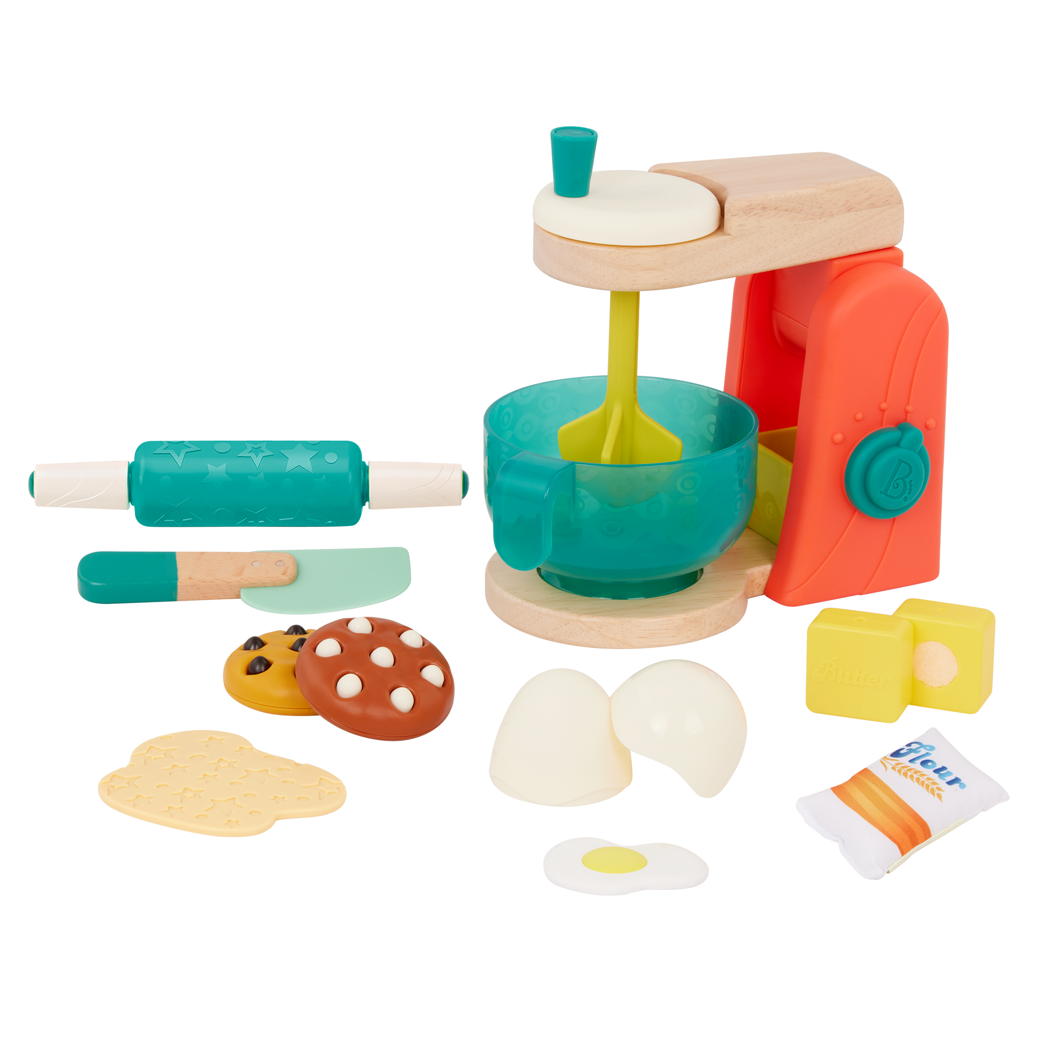 Melissa & Doug Wooden Make-A-Cake Mixer Set, 25 Wooden Toys For Toddlers  That Are Eco-Friendly, Adorable, and Educational!