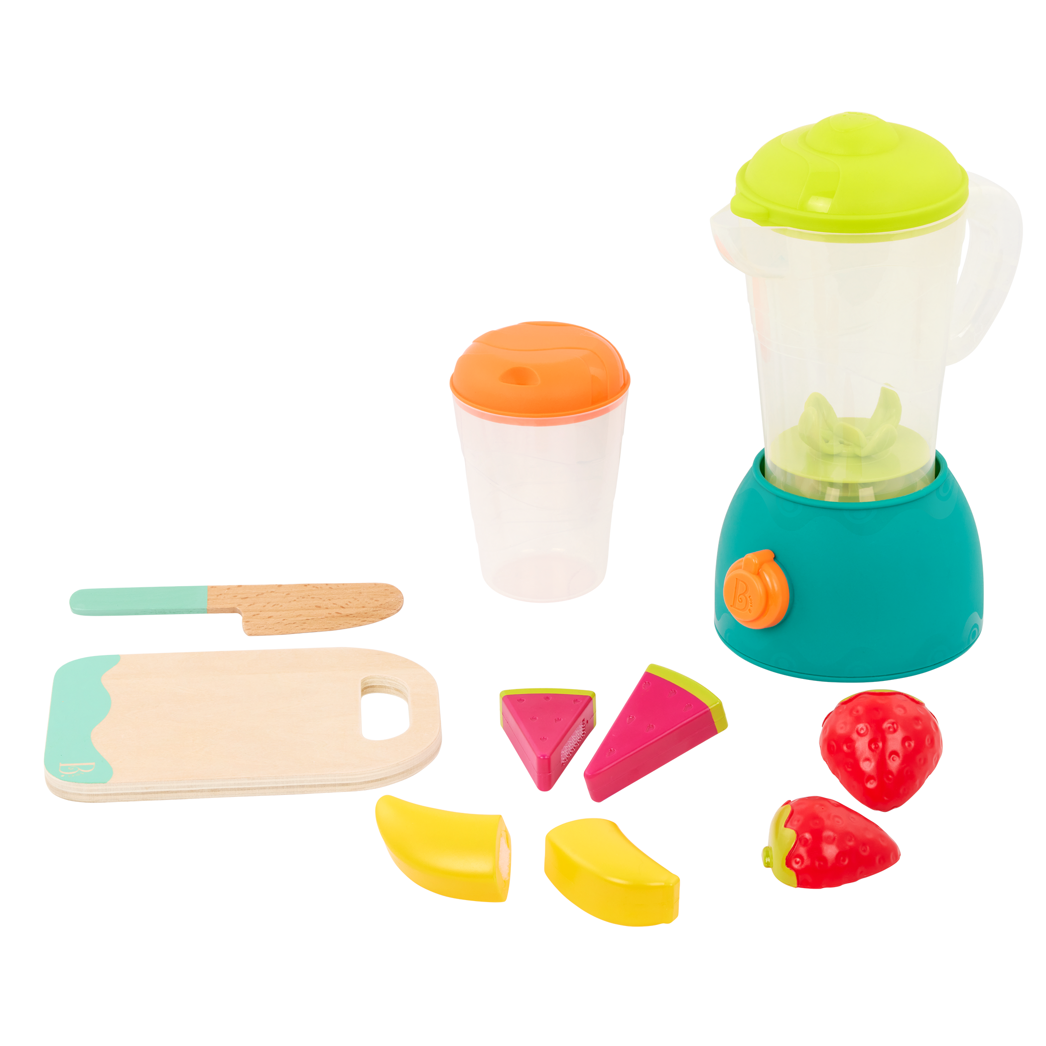 Smoothie Maker Blender Set Wooden Smoothie Machine Juicer Toy With 3 Fake  Fruits And 3 Tools Play Kitchen Accessories For Girls - AliExpress