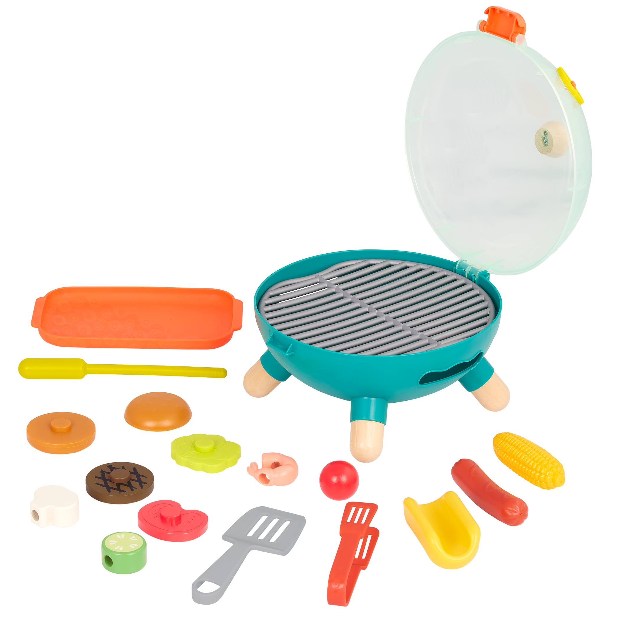 Mini Chef - BBQ Grill Playset, Toy Grill & Play Food