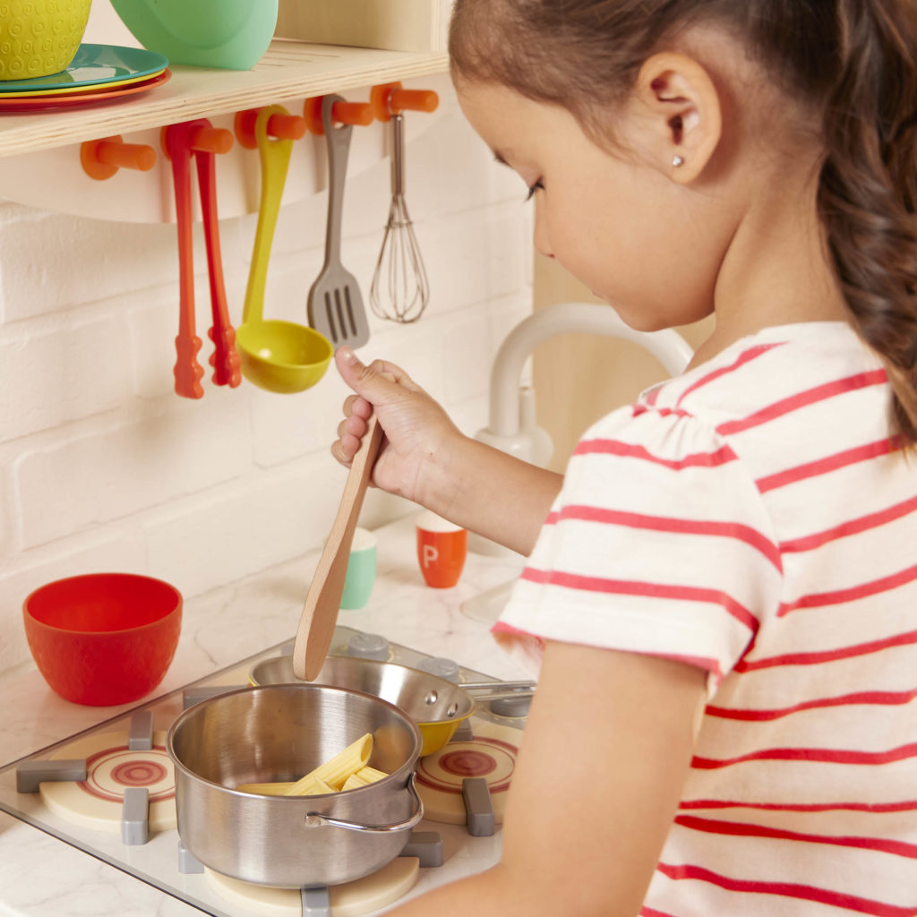 Mini Chef - Pot & Pan Playset | Play Kitchen Accessories | B. Toys