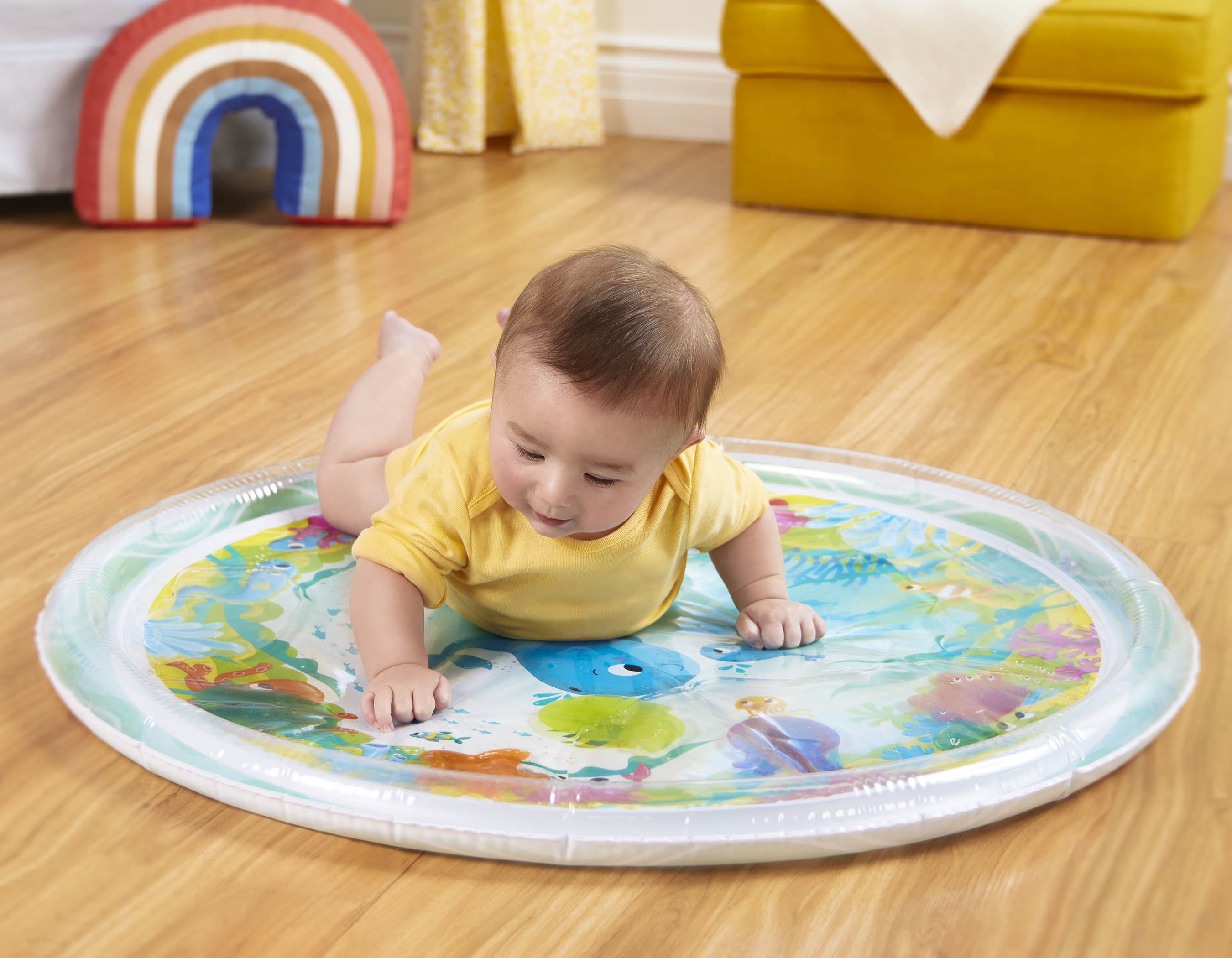 Sensory water mat that's one of the best toys for active toddlers and babies alike