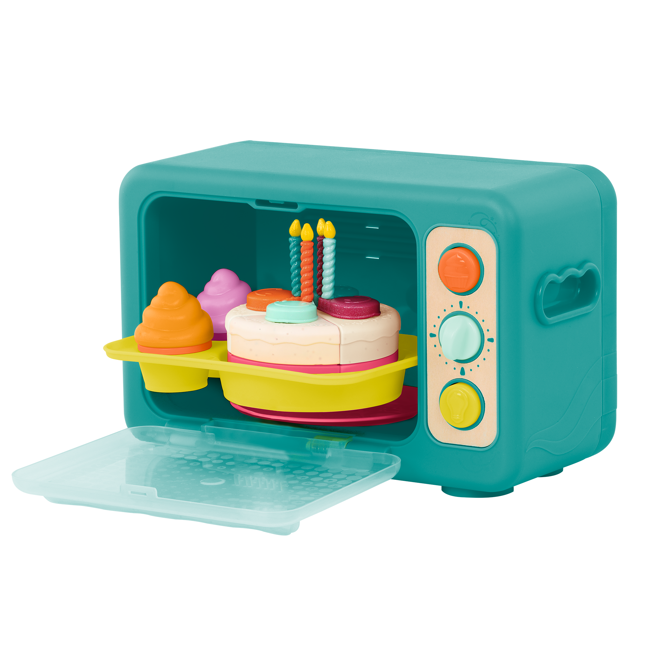 B. toys Toy Grill & Play Food - Mini Chef - BBQ Grill Playset