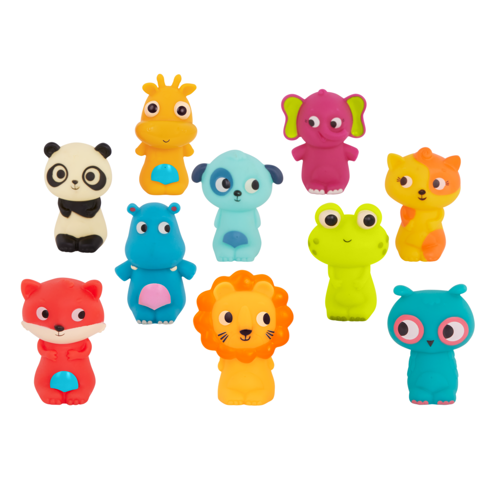 Pinky Pals Crew | Animal Finger Puppets | B. toys